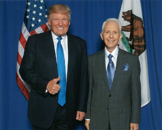Allen M. Lawrence with President Donald J. Trump