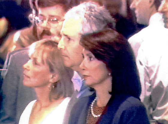 Allen M. Lawrence with Nancy Pelosi and Suzanne Lawrence