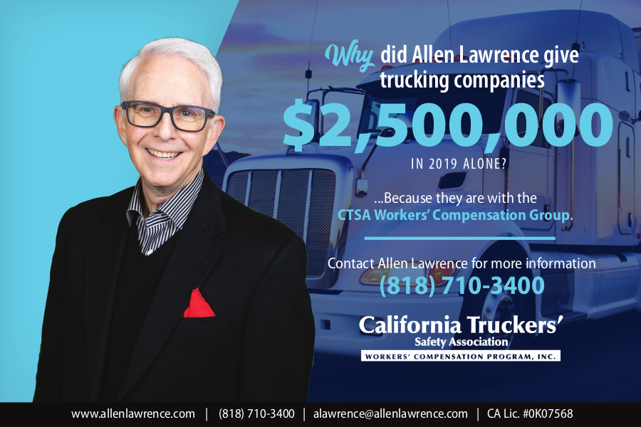 Allen Lawrence gave members of the CTSA Workers' Compensation Group $2,500,000 in 2019