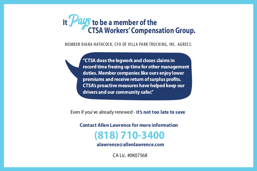 It Pays to be a member of the CTSA Workers' Compensation Group